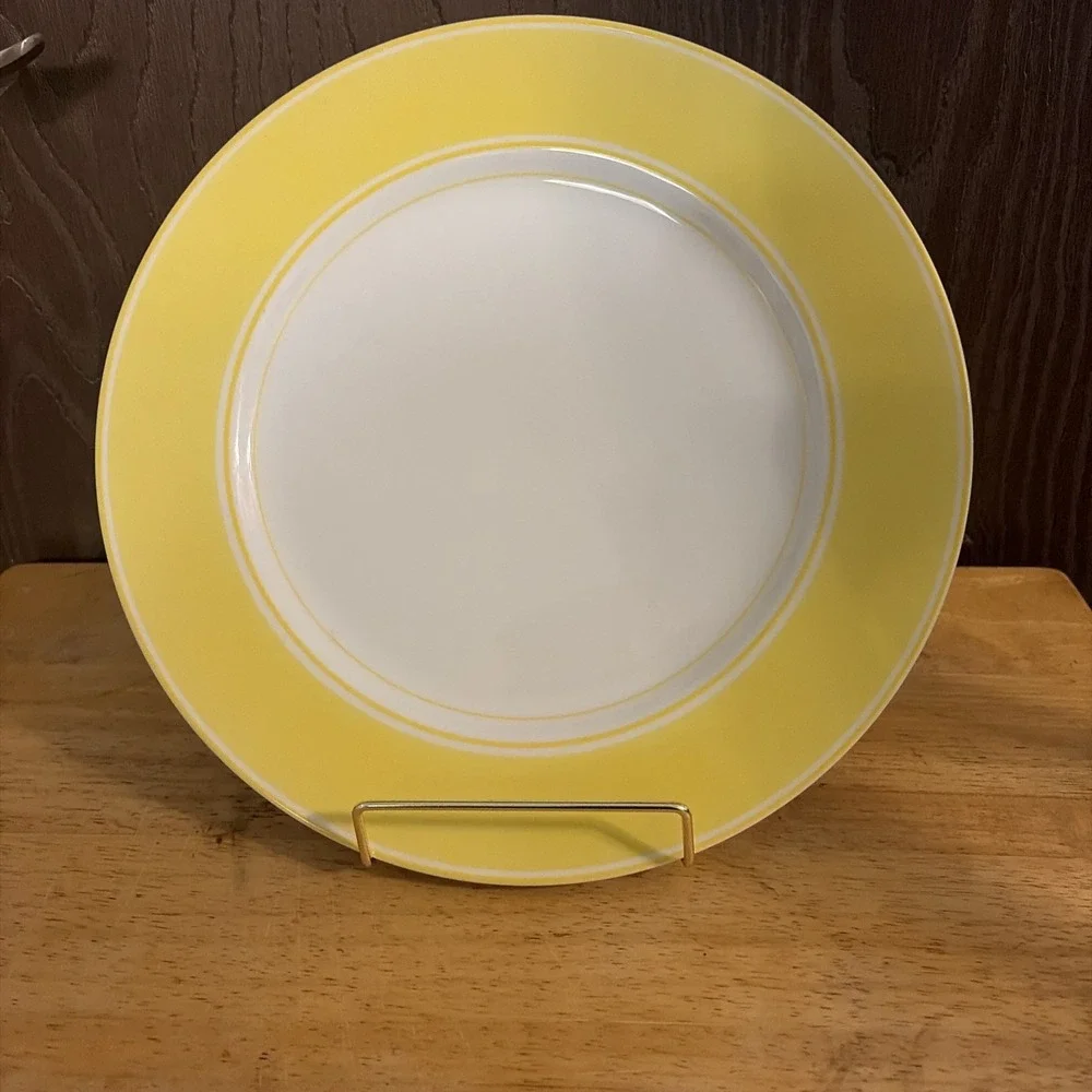 Vintage Fitz and Floyd Rondelet Yellow Gold 10.5